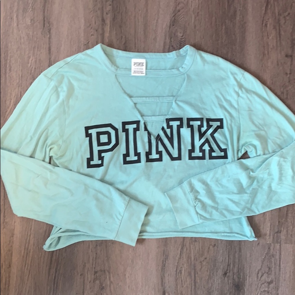 Cropped Pink Long Sleeve